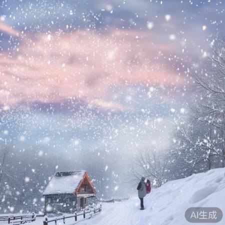 航班延误，生活继续，雪中惊喜