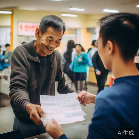 天津大哥捐款默默行善