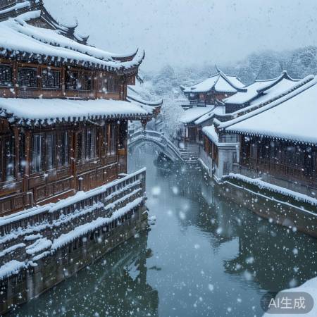 江浙沪罕见大雪来袭，各地美景尽收眼底