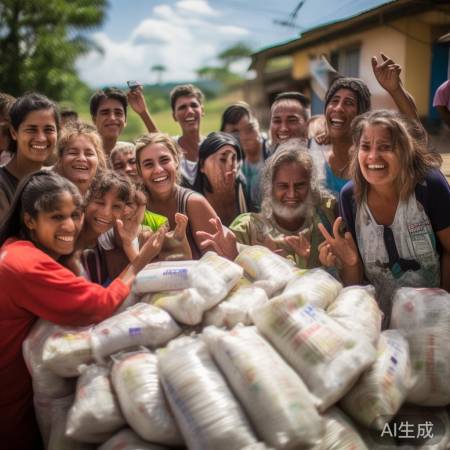 古巴人民喜收大米