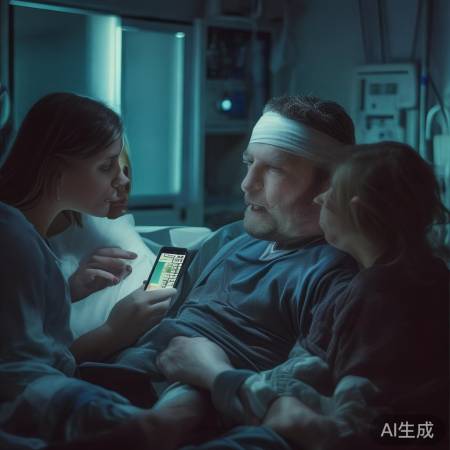 丈夫救脱险，妻心五味杂。