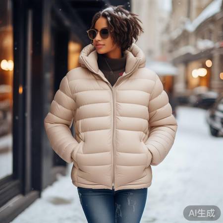 羽绒服保暖显瘦