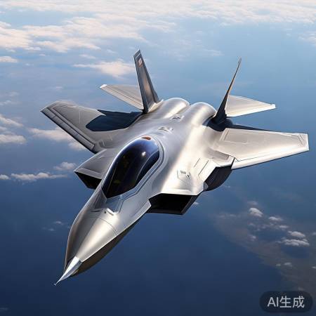 歼35银灰色隐身涂装