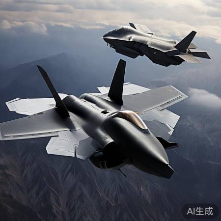 歼20黑涂装威慑力强，歼35银