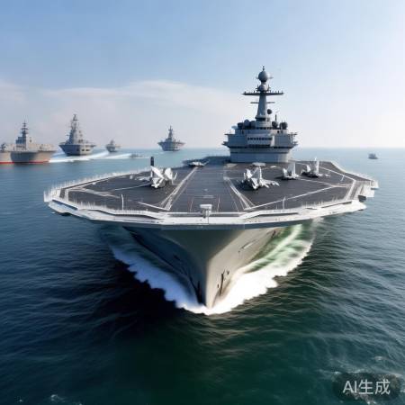 我国航母演习装备展示