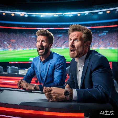 黄健翔詹俊激情解说