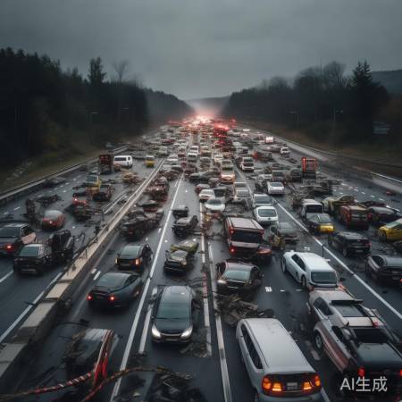 山西高速35车连环撞！现场惨烈，事故原因查明