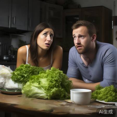 夫妻网购娃娃菜，食物中毒就医