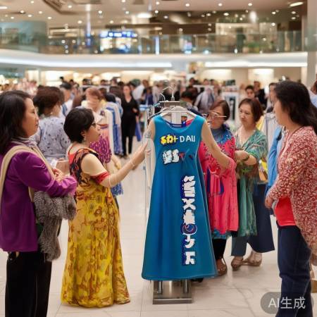 大妈衣服英文单词引争议，网友热议合适与否