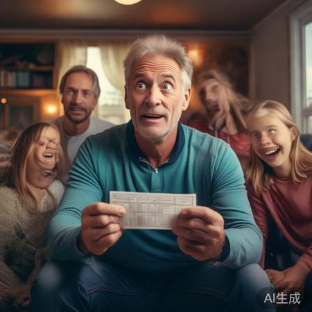 男子中800万大奖后妻子淡定上班，生活如常引关注