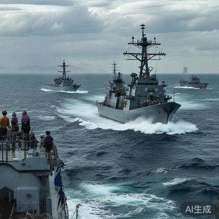 美国舰队动向：神秘航线指向伊朗海域