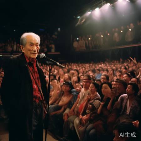 周润发助力84岁卢海鹏演唱会，现场互动温暖人心