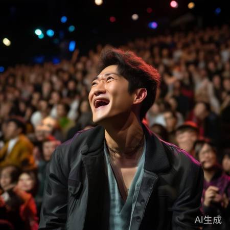 发哥台前幕后深情合唱