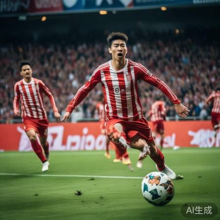 足球新星在欧洲闪耀