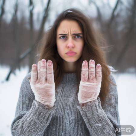 东北女大学生遭遇冻伤悲剧，三根手指或面临截肢风险