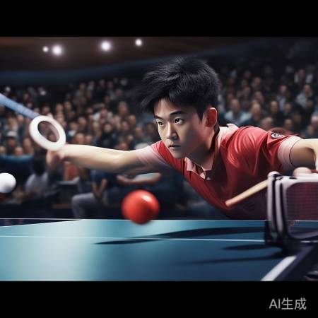 王楚钦球技卓越，旋转技惊全场