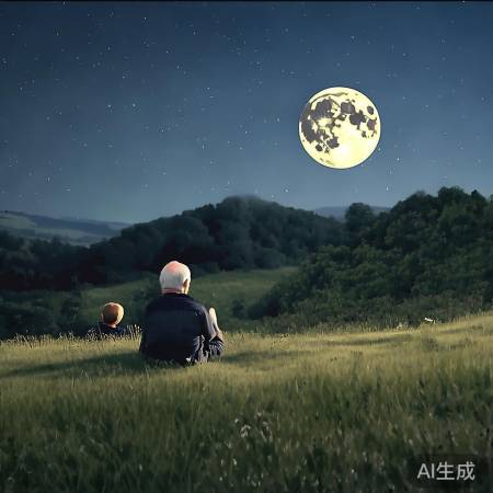 “月亮见证悲欢离合”