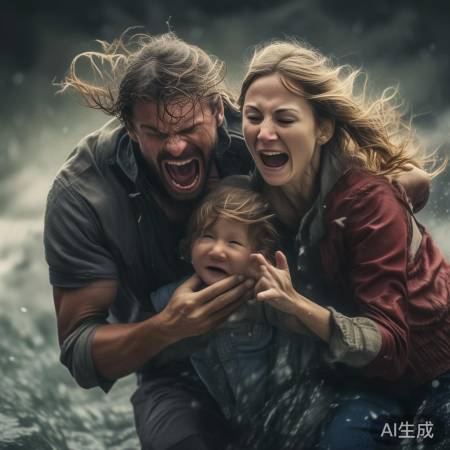 英勇父母救无辜孩