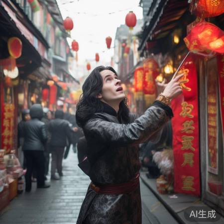 马尔福点赞春联，揭秘魔法世界里的温馨瞬间