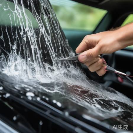 车辆违停贴纸难清除，车主苦恼如何应对？