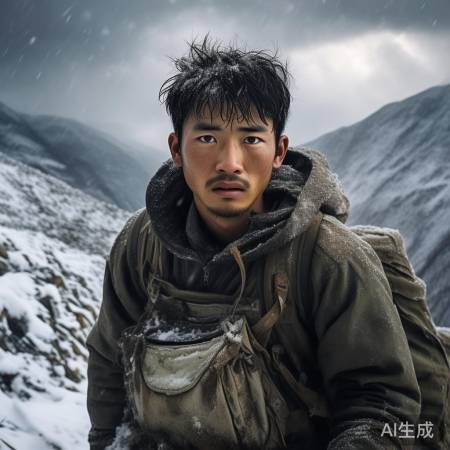 小李克服重重困难，坚定回家路