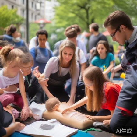 男子心脏骤停，体育馆紧急救援惊心动魄