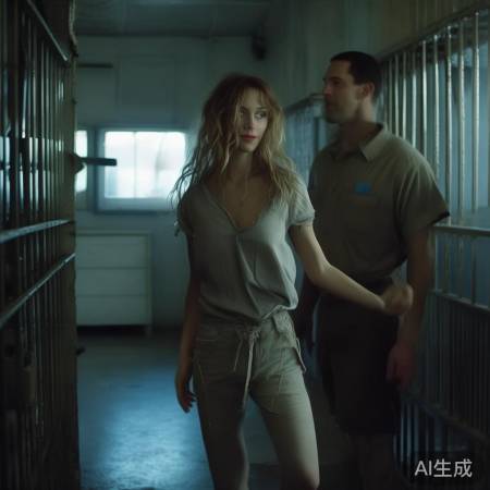 监狱中S姐跳舞，狱警闲聊