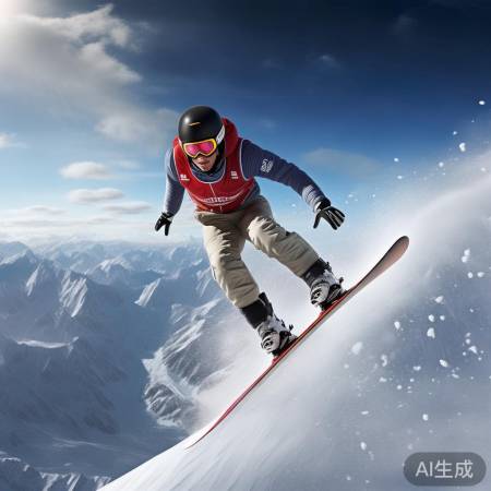 法国选手单板滑雪大跳台一跳惊艳全场，刷新纪录！