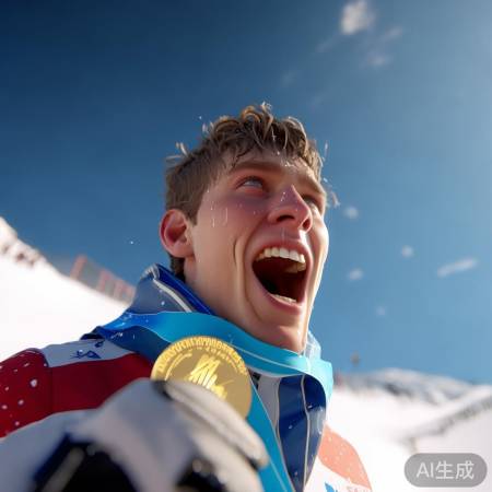 苏翊鸣领奖泪洒现场，父母激动拥抱见证荣耀时刻