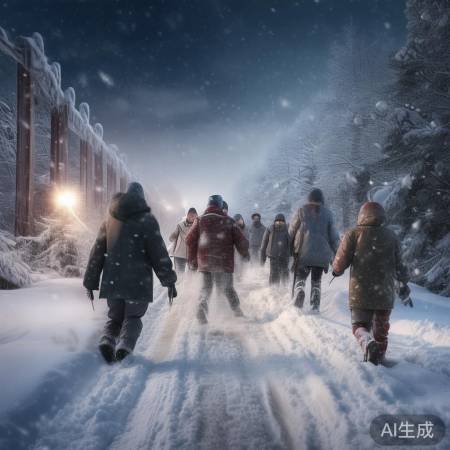 雨雪天气，和谐共处