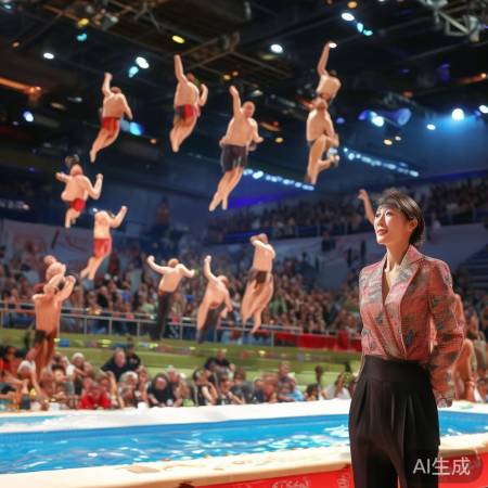 陈芋汐主持跳水队晚会，惊艳全场