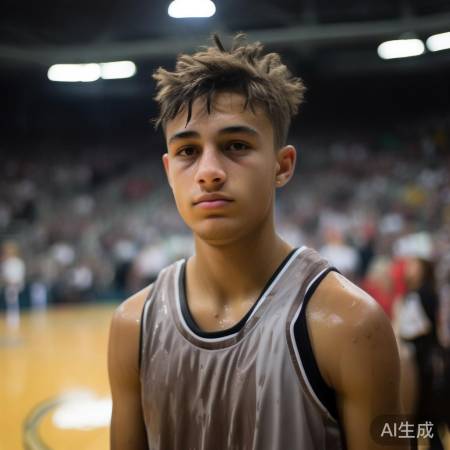 篮球运动员谦虚敬业