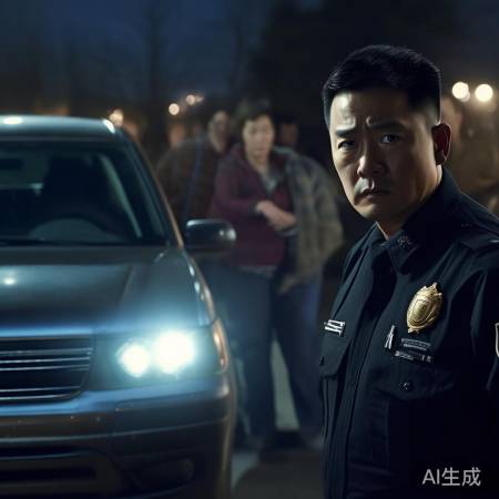 酒驾意外见家长交警一秒脸红，尴尬场面引热议