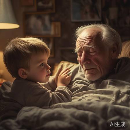 孙子一巴掌唤醒沉睡爷爷，网友热议：这操作太绝了！