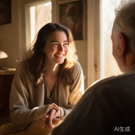 真诚待人，眼神温暖