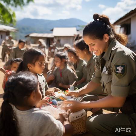 女子巡边队助扶贫，爱心传递下一