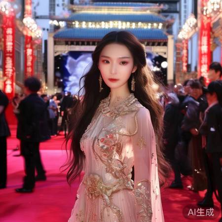 佟丽娅惊艳亮相，宛如牡丹仙子降世！