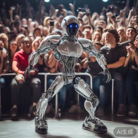 观众沸腾，机器人舞动精彩