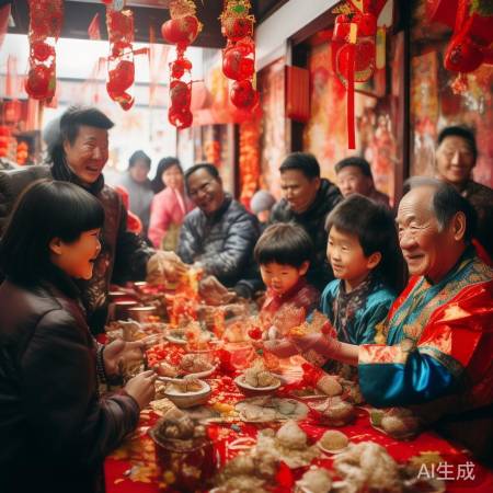 山东新春拜年热闹非凡