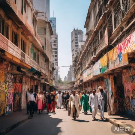 马克龙墨镜街头跑步引关注，孟买街头风景独特