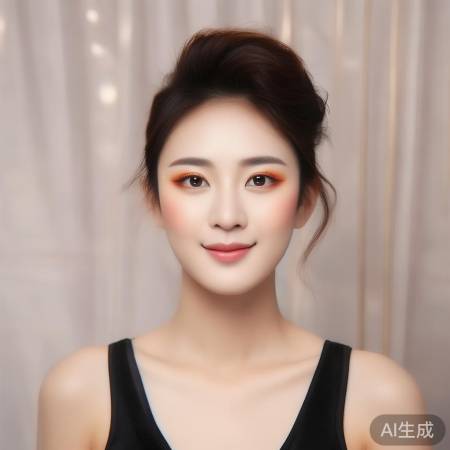 AI打造王菲妆容