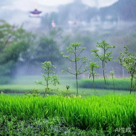 雨水节气春回大地