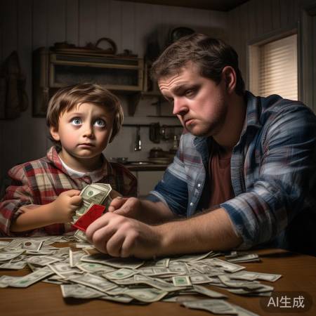 父亲偷儿子压岁钱，网友热议