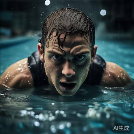 运动员艰苦训练