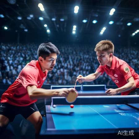 乒乓球大赛实力对决
