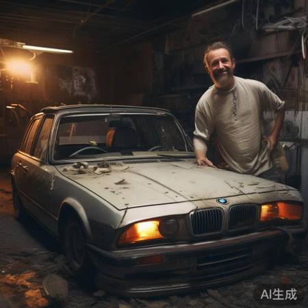 车主微笑记录撞车瞬间