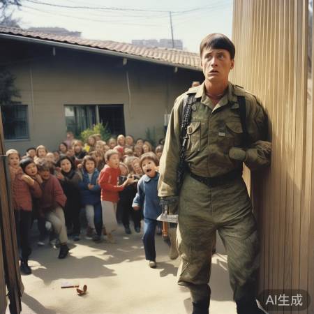 美军士兵闯校园惊师生