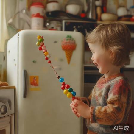 哈尔滨冰糖葫芦冰箱贴，冬日里的甜蜜回忆