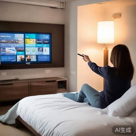 旅馆房间电视机使用教程：快速开启看剧无忧