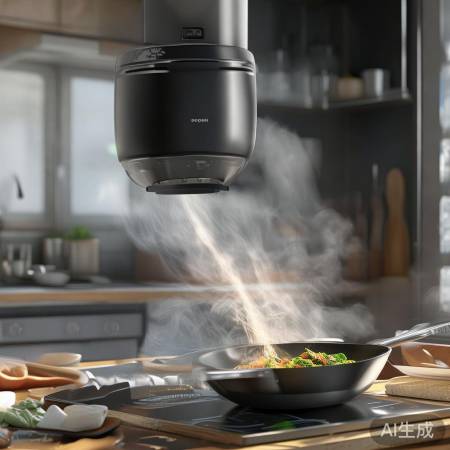 Supor油烟机：强吸力清油烟